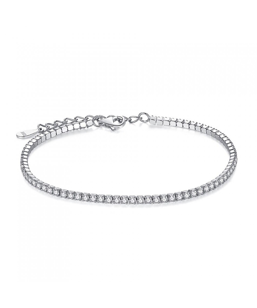 Pulseira de Prata Riviera Cristal