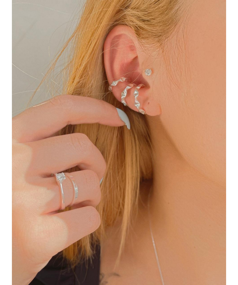 Piercing de Prata Juliette Kit Trio