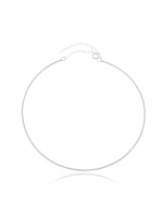 Colar de Prata Chocker Fio Liso