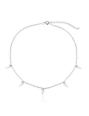 Choker de Prata Life Triângulo Isósceles
